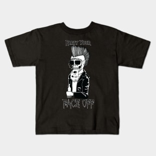 Party Your Face Off Punk Skull Kids T-Shirt